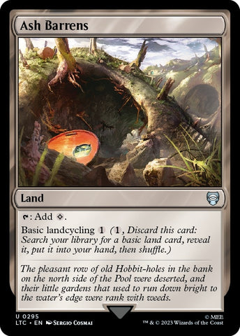 Image for Ash Barrens (295) [Commander: The Lord of the Rings: Tales of Middle-earth]