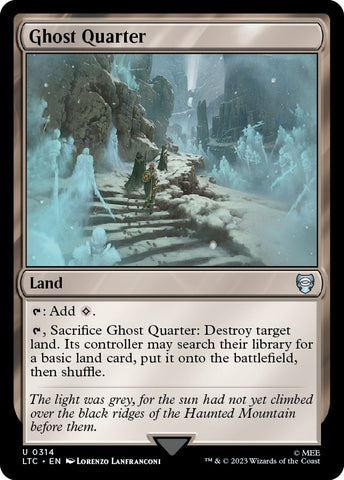 Image for Ghost Quarter (314) [Commander: The Lord of the Rings: Tales of Middle-earth]