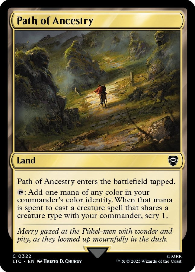 Image for Path of Ancestry (322) [Commander: The Lord of the Rings: Tales of Middle-earth]