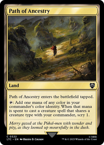 Image for Path of Ancestry (322) [Commander: The Lord of the Rings: Tales of Middle-earth]