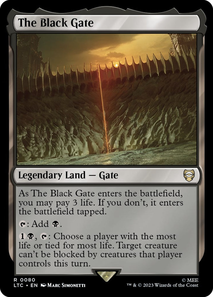 Image for The Black Gate (80) [Commander: The Lord of the Rings: Tales of Middle-earth]
