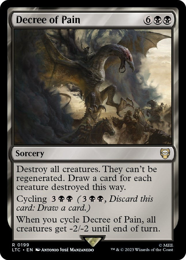 Image for Decree of Pain (199) [Commander: The Lord of the Rings: Tales of Middle-earth]