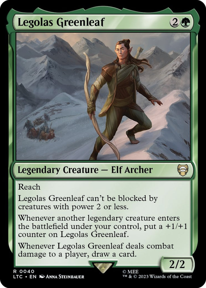 Image for Legolas Greenleaf (40) [Commander: The Lord of the Rings: Tales of Middle-earth]