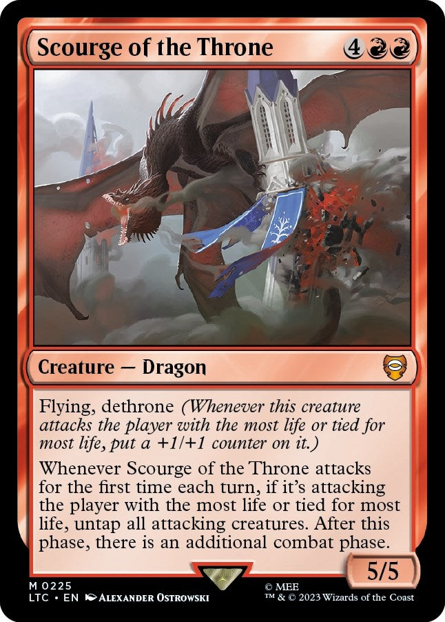 Image for Scourge of the Throne (225) [Commander: The Lord of the Rings: Tales of Middle-earth]