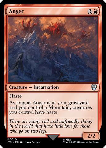 Image for Anger (210) [Commander: The Lord of the Rings: Tales of Middle-earth]