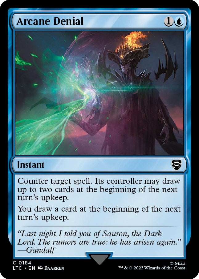 Image for Arcane Denial (184) [Commander: The Lord of the Rings: Tales of Middle-earth]