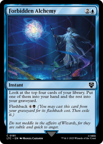 Image for Forbidden Alchemy (191) [Commander: The Lord of the Rings: Tales of Middle-earth]