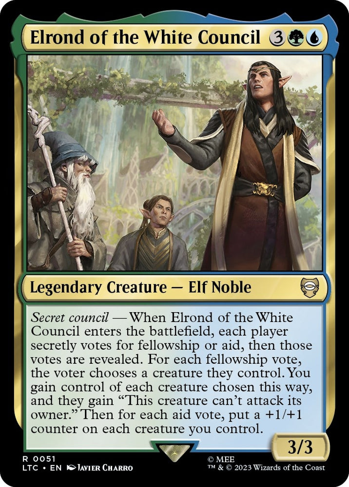 Image for Elrond of the White Council (51) [Commander: The Lord of the Rings: Tales of Middle-earth]