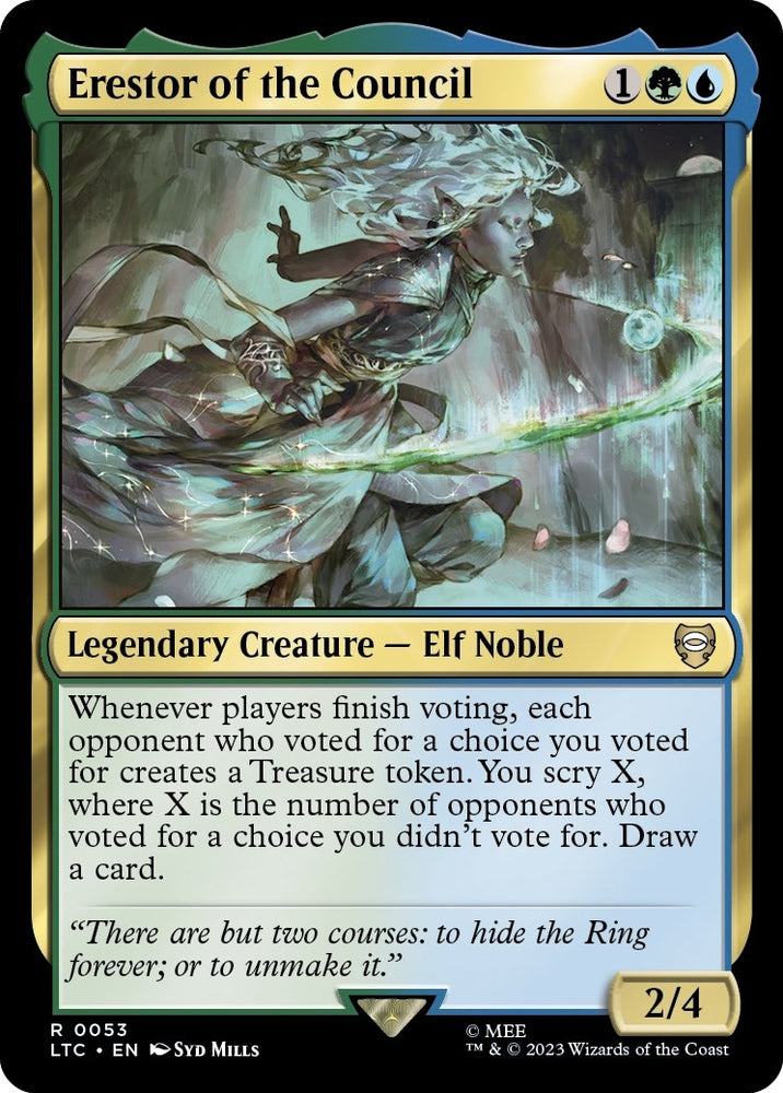 Image for Erestor of the Council (53) [Commander: The Lord of the Rings: Tales of Middle-earth]