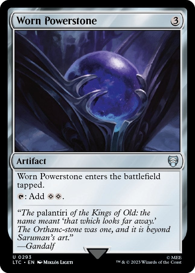 Image for Worn Powerstone (293) [Commander: The Lord of the Rings: Tales of Middle-earth]