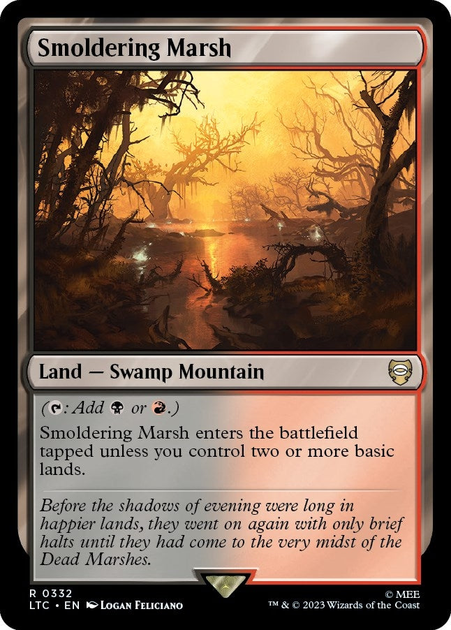 Image for Smoldering Marsh (332) [Commander: The Lord of the Rings: Tales of Middle-earth]