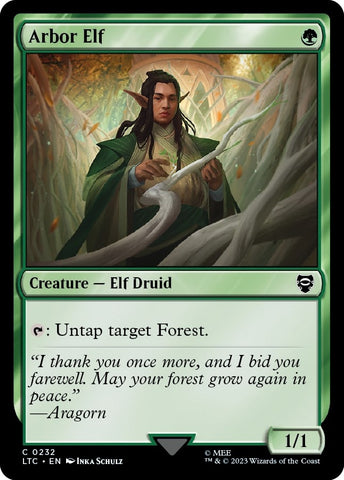 Image for Arbor Elf (232) [Commander: The Lord of the Rings: Tales of Middle-earth]
