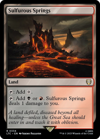 Image for Sulfurous Springs (334) [Commander: The Lord of the Rings: Tales of Middle-earth]