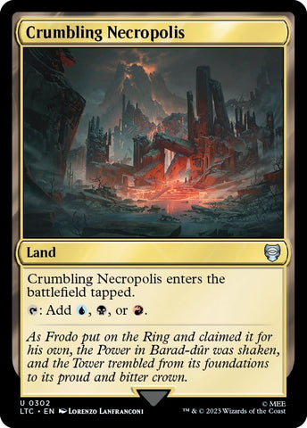Image for Crumbling Necropolis (302) [Commander: The Lord of the Rings: Tales of Middle-earth]