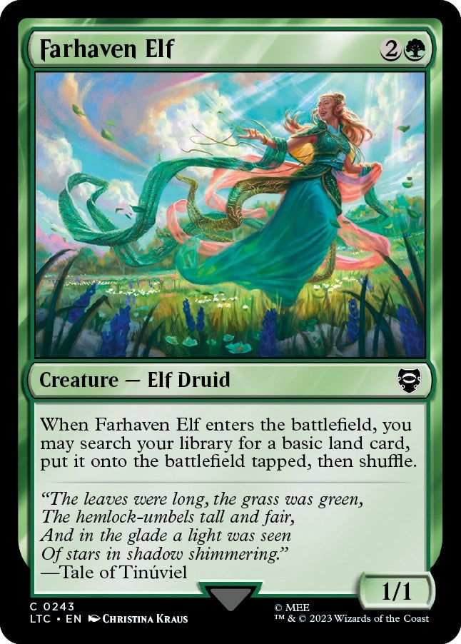 Image for Farhaven Elf (243) [Commander: The Lord of the Rings: Tales of Middle-earth]