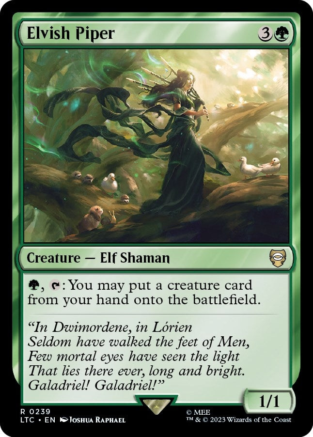 Image for Elvish Piper (239) [Commander: The Lord of the Rings: Tales of Middle-earth]