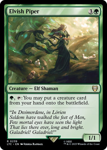 Image for Elvish Piper (239) [Commander: The Lord of the Rings: Tales of Middle-earth]