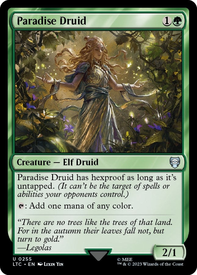 Image for Paradise Druid (255) [Commander: The Lord of the Rings: Tales of Middle-earth]