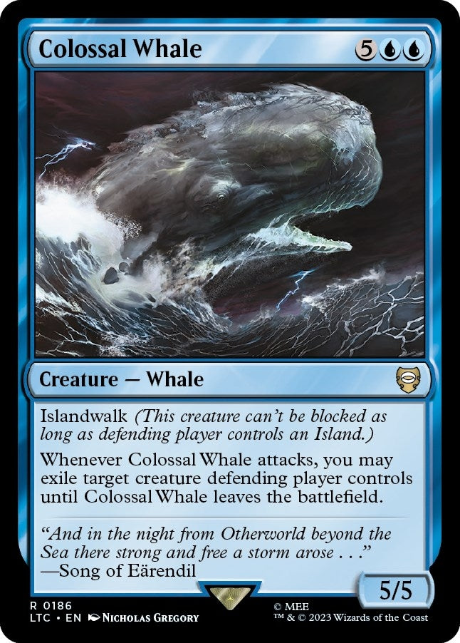 Image for Colossal Whale (186) [Commander: The Lord of the Rings: Tales of Middle-earth]