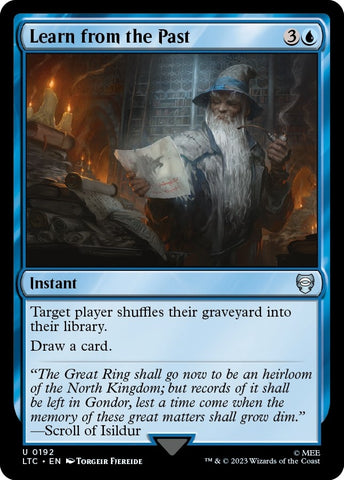 Image for Learn from the Past (192) [Commander: The Lord of the Rings: Tales of Middle-earth]