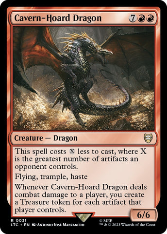 Image for Cavern-Hoard Dragon (31) [Commander: The Lord of the Rings: Tales of Middle-earth]