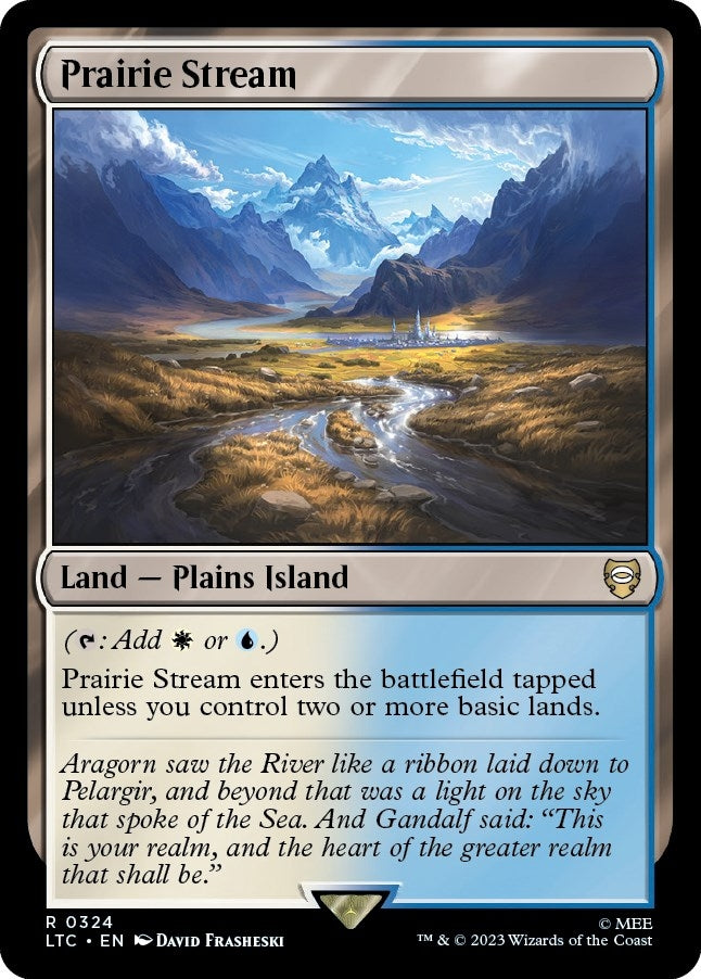 Image for Prairie Stream (324) [Commander: The Lord of the Rings: Tales of Middle-earth]