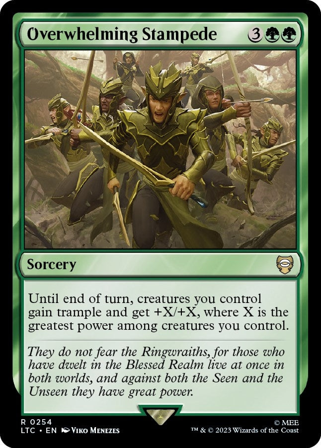 Image for Overwhelming Stampede (254) [Commander: The Lord of the Rings: Tales of Middle-earth]