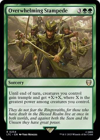 Image for Overwhelming Stampede (254) [Commander: The Lord of the Rings: Tales of Middle-earth]