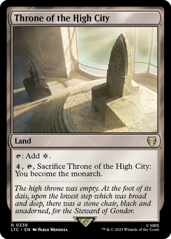 Image for Throne of the High City (339) [Commander: The Lord of the Rings: Tales of Middle-earth]
