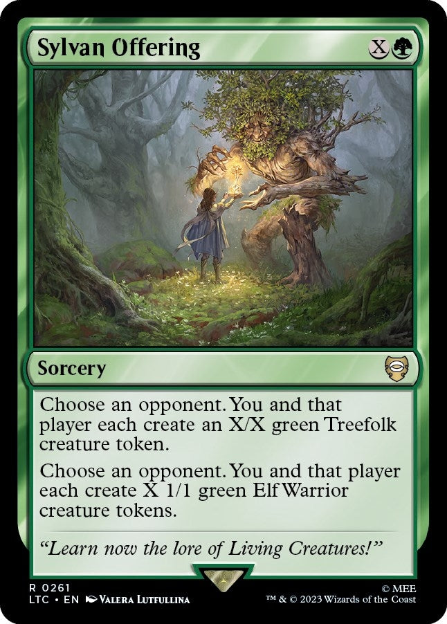Image for Sylvan Offering (261) [Commander: The Lord of the Rings: Tales of Middle-earth]