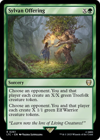 Image for Sylvan Offering (261) [Commander: The Lord of the Rings: Tales of Middle-earth]