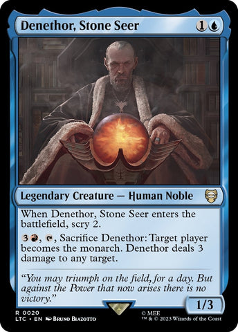 Image for Denethor, Stone Seer (20) [Commander: The Lord of the Rings: Tales of Middle-earth]