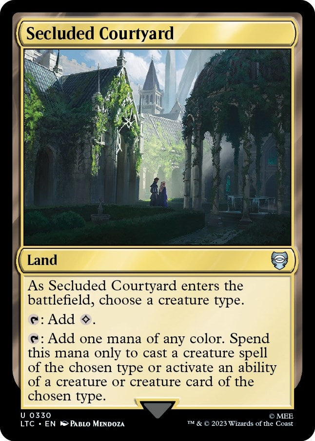 Image for Secluded Courtyard (330) [Commander: The Lord of the Rings: Tales of Middle-earth]