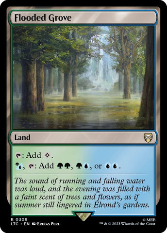 Image for Flooded Grove (309) [Commander: The Lord of the Rings: Tales of Middle-earth]