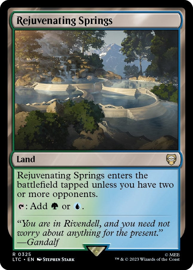Image for Rejuvenating Springs (325) [Commander: The Lord of the Rings: Tales of Middle-earth]