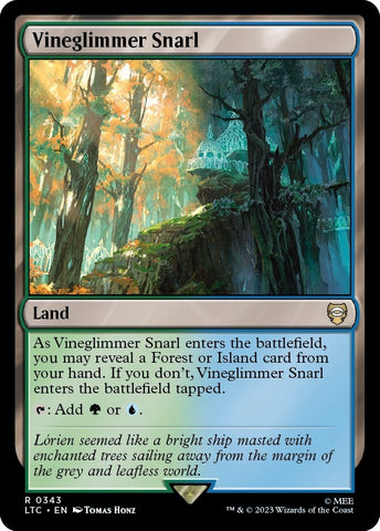 Image for Vineglimmer Snarl (343) [Commander: The Lord of the Rings: Tales of Middle-earth]