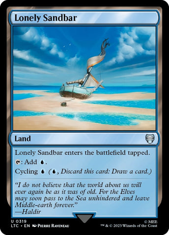 Image for Lonely Sandbar (319) [Commander: The Lord of the Rings: Tales of Middle-earth]