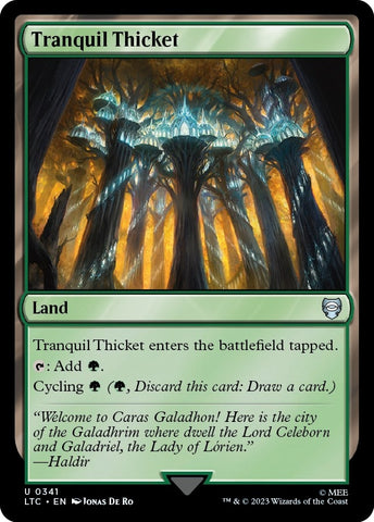 Image for Tranquil Thicket (341) [Commander: The Lord of the Rings: Tales of Middle-earth]