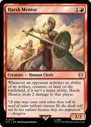 Image for Harsh Mentor (221) [Commander: The Lord of the Rings: Tales of Middle-earth]