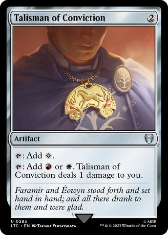 Image for Talisman of Conviction (285) [Commander: The Lord of the Rings: Tales of Middle-earth]