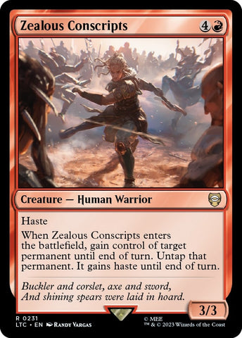 Image for Zealous Conscripts (231) [Commander: The Lord of the Rings: Tales of Middle-earth]