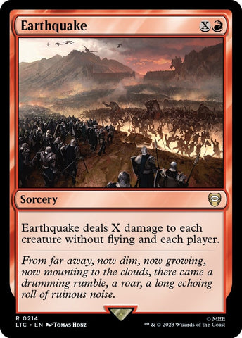 Image for Earthquake (214) [Commander: The Lord of the Rings: Tales of Middle-earth]