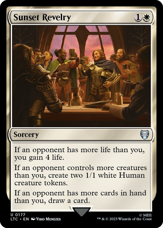 Image for Sunset Revelry (177) [Commander: The Lord of the Rings: Tales of Middle-earth]