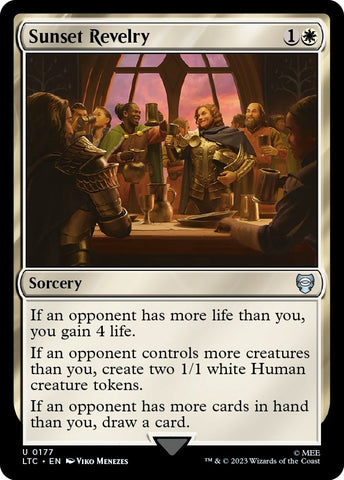 Image for Sunset Revelry (177) [Commander: The Lord of the Rings: Tales of Middle-earth]