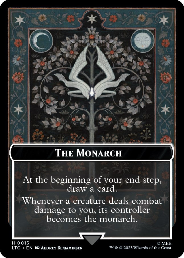 Image for The Monarch // Treasure Double-Sided Token [Commander: The Lord of the Rings: Tales of Middle-earth]