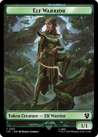 Image for Elf Warrior // Bird (0006) Double-Sided Token (11 // 6) [Commander: The Lord of the Rings: Tales of Middle-earth]