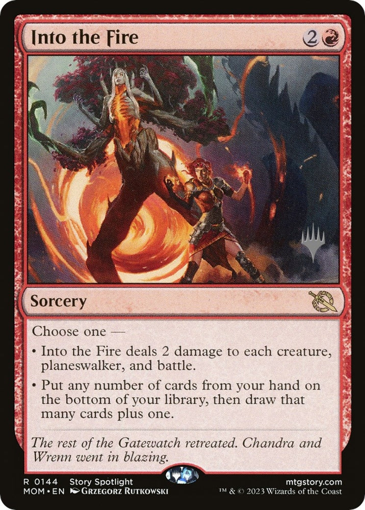 Image for Into the Fire (144) [Promo Pack: March of the Machine]