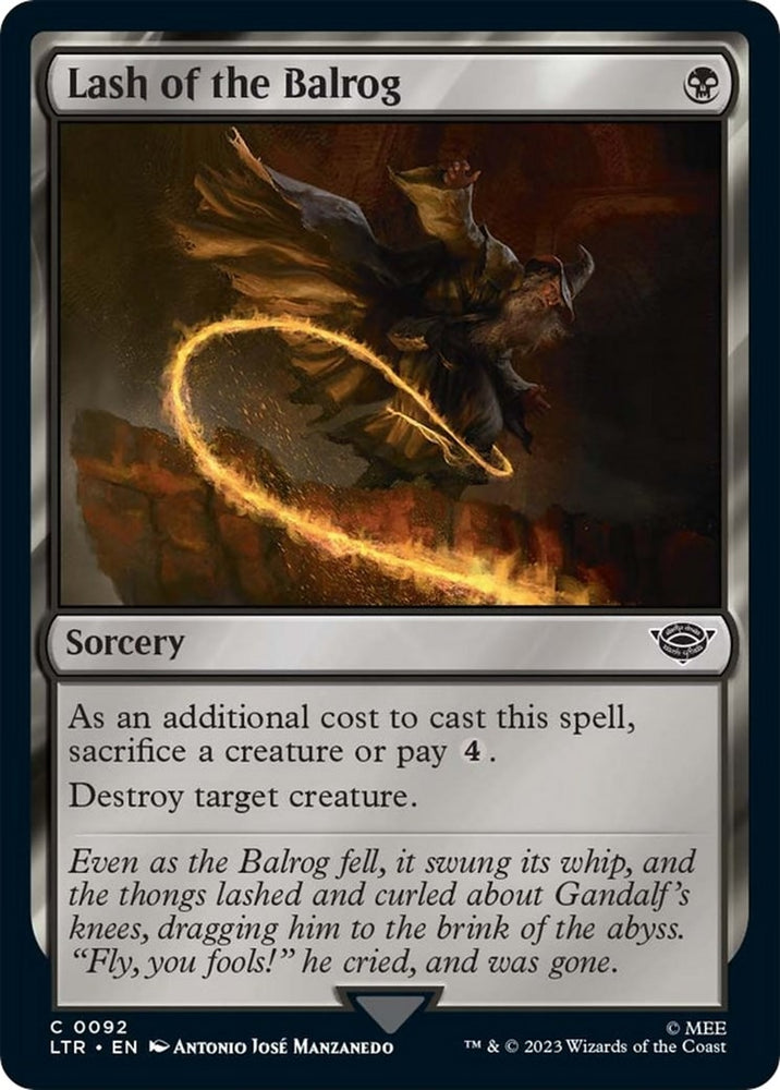 Image for Lash of the Balrog (92) [Universes Beyond: The Lord of the Rings: Tales of Middle-earth]