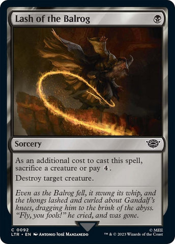 Image for Lash of the Balrog (92) [Universes Beyond: The Lord of the Rings: Tales of Middle-earth]
