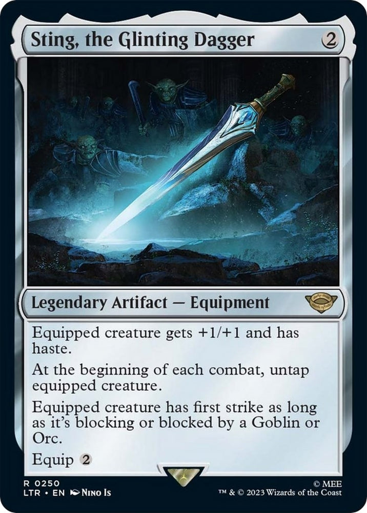 Image for Sting, the Glinting Dagger (250) [Universes Beyond: The Lord of the Rings: Tales of Middle-earth]